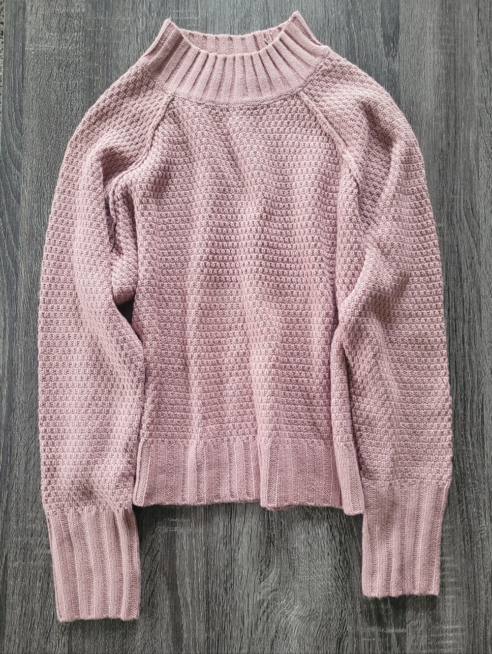 Pink Rose Textured Sweater